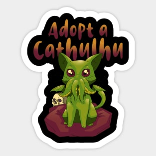 Adopt a Cathulhu Sticker